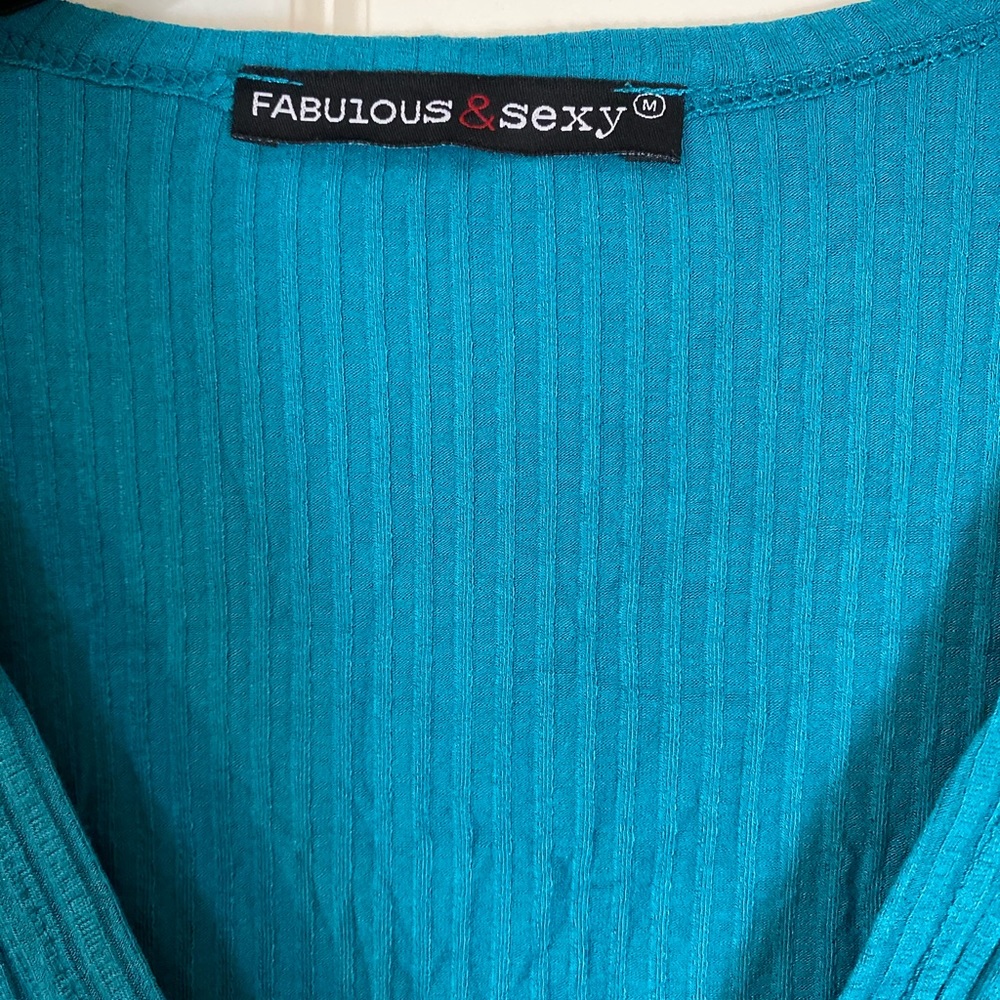 Turquoise Blouse - Picture 3 of 3